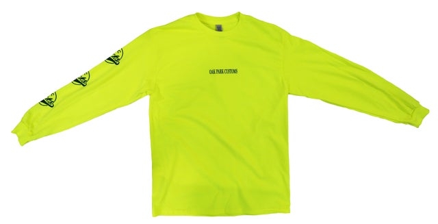 OPC Kicks x Oak Park Customs Neon Yellow Long Sleeve Tee