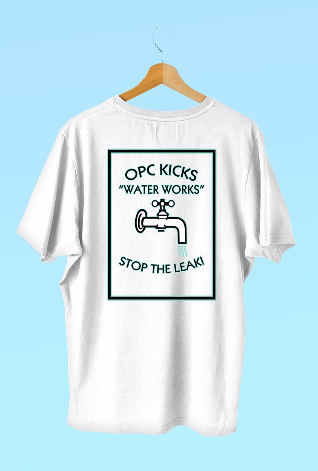 OPC Kicks x "Stop The Leak" Water Works Support Tee
