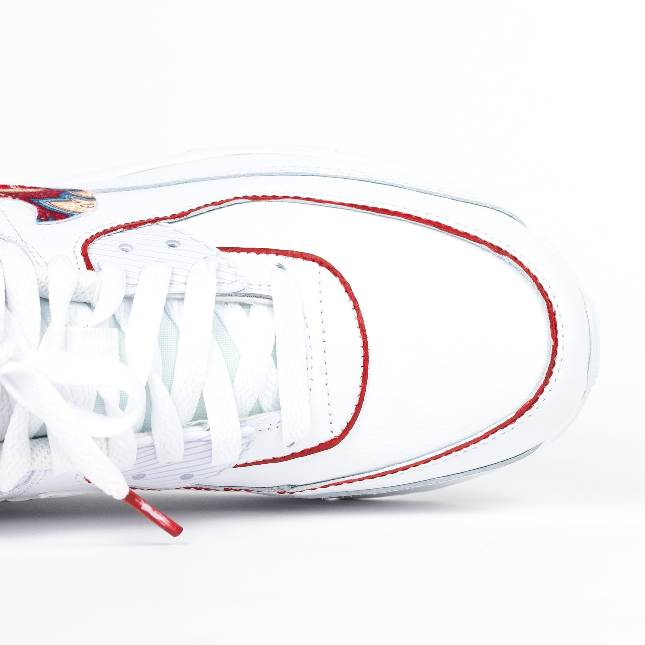 Nike Air Max 90 Custom White 'Maroon Paisley' Premo Edition