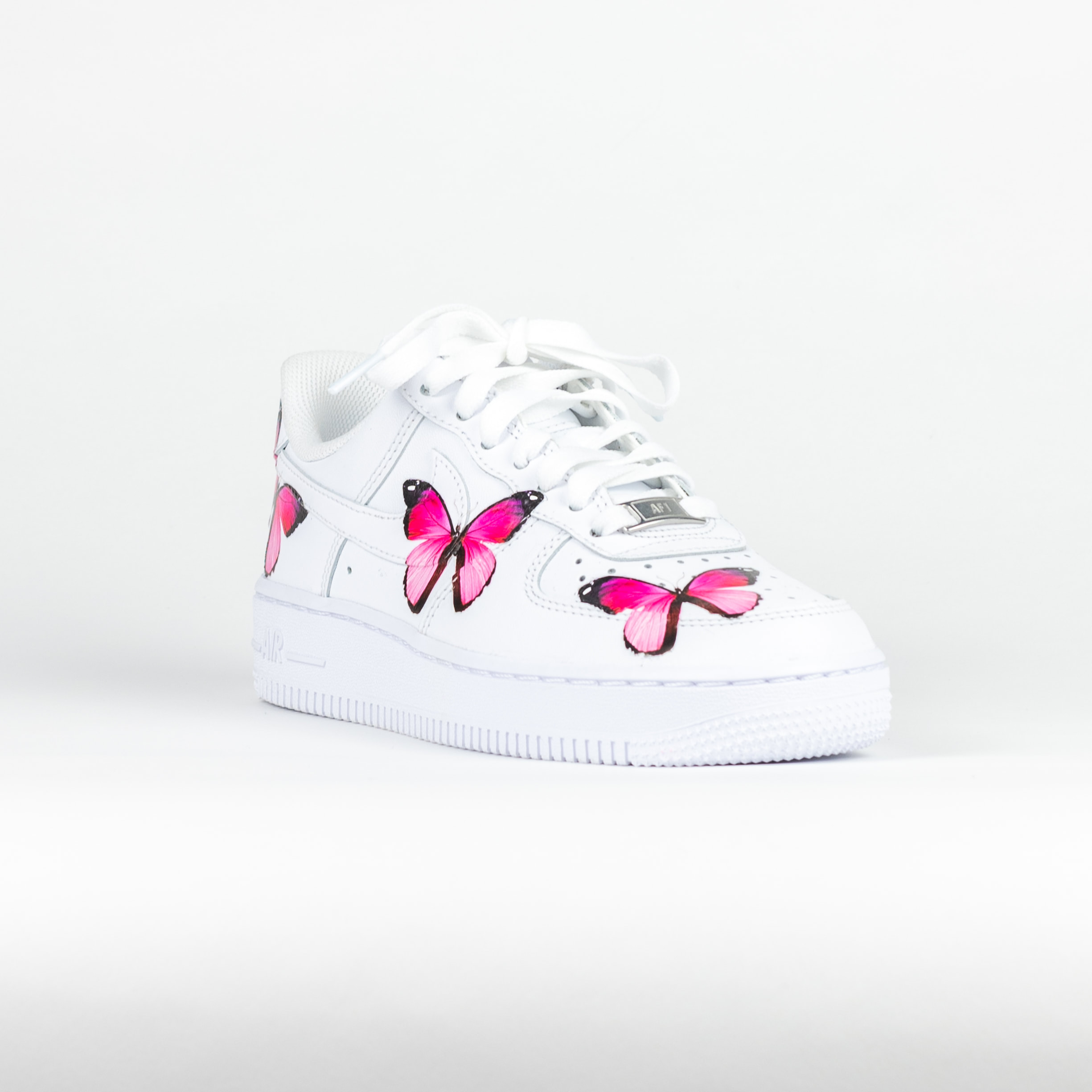 air force 1 white with butterflies