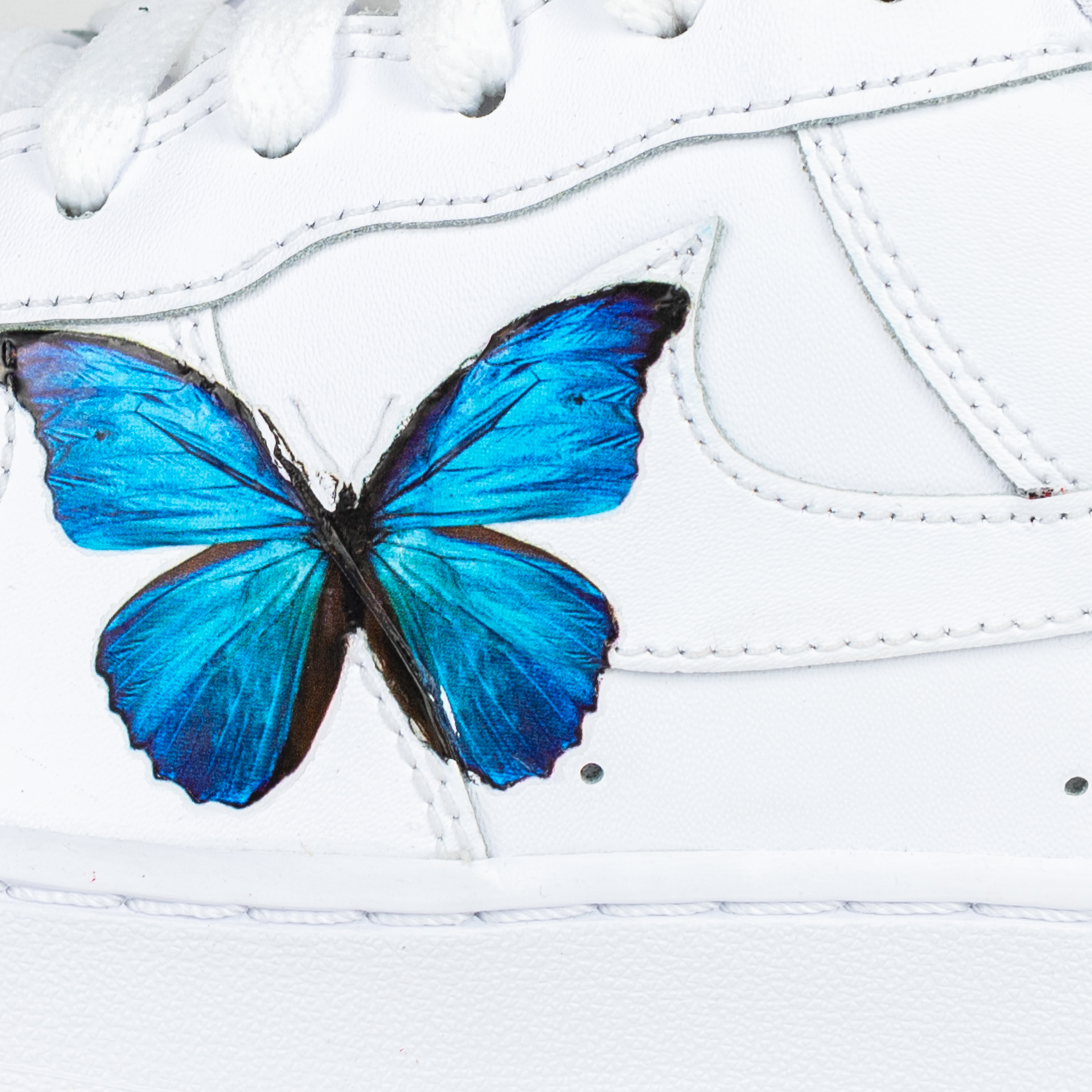 Nike Force Custom 'Blue Butterfly' Edition