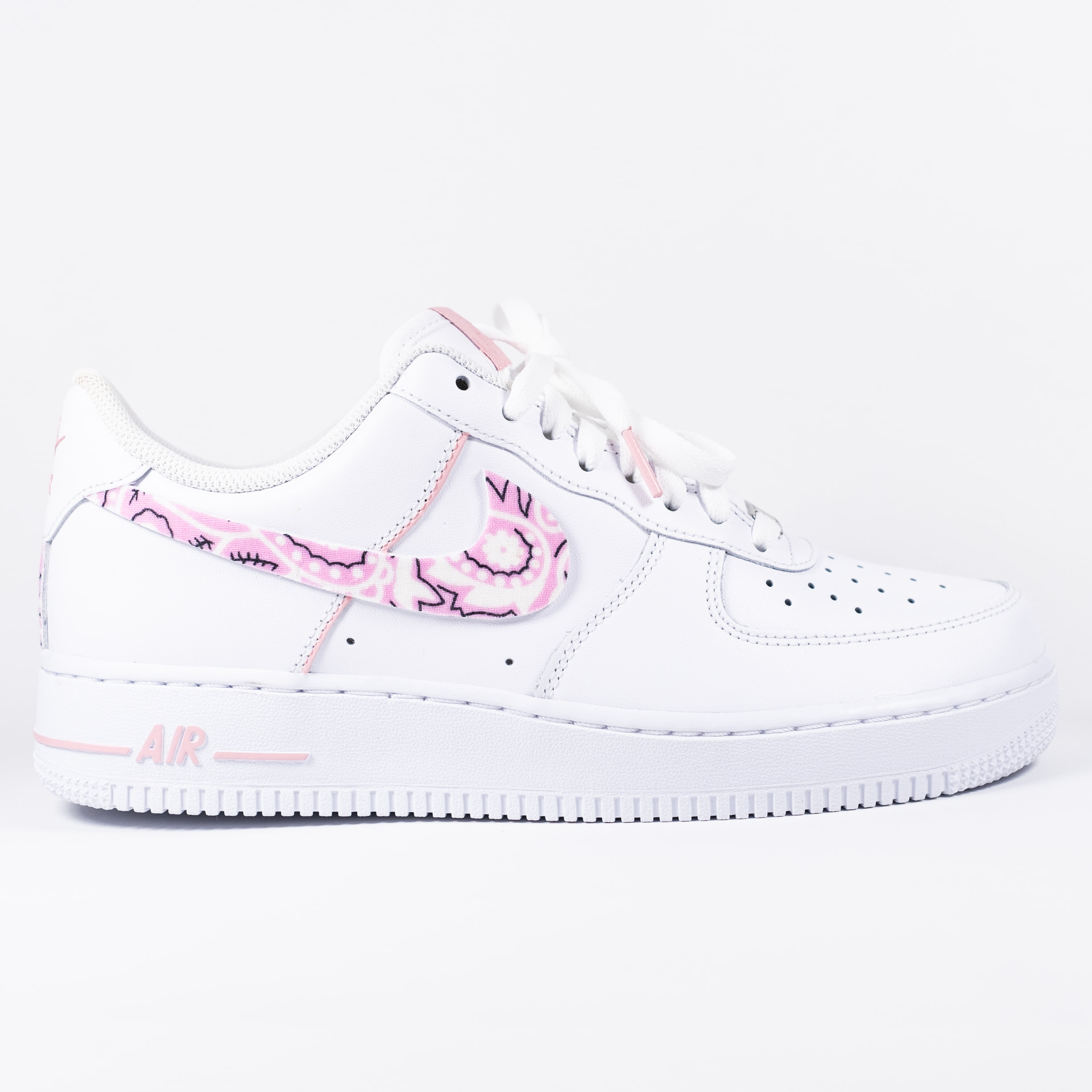 air force 1 with pink bandana