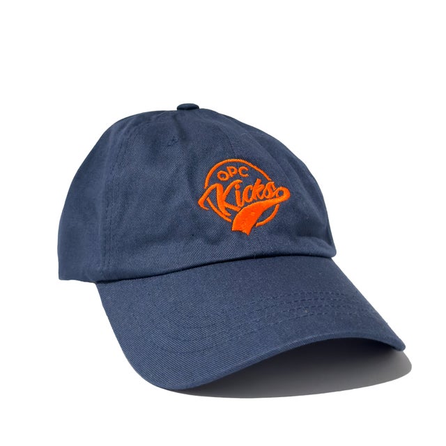 OPC Kicks Embroidered Dad Hat Navy/Orange Edition
